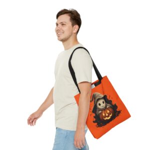 Ghost-Pumpkin-Design-Tote-Bag