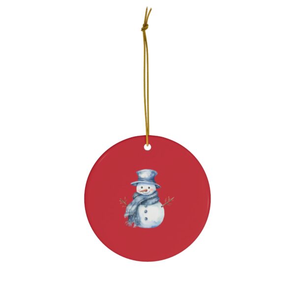 Snowman-Design-Ceramic-Christmas-Ornament