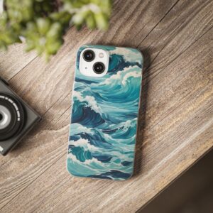 Ocean-Waves-Art-Flexi-Phone-Case