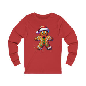 Festive-Gingerbread-Man-Decorated-Long-Sleeve-Tee