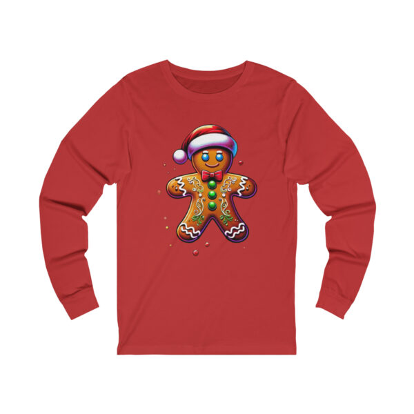 Festive-Gingerbread-Man-Decorated-Long-Sleeve-Tee