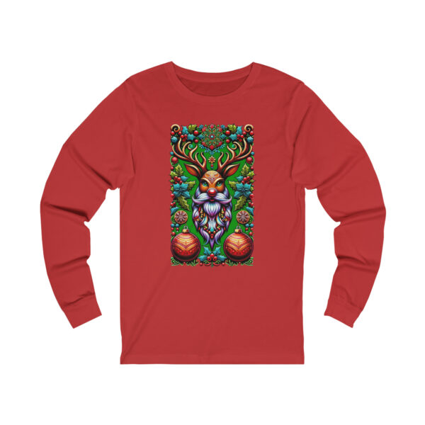 Ornate-Reindeer-Christmas-Long-Sleeve-Tee