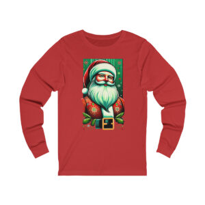 Hipster-Santa-Long-Sleeve-Tee