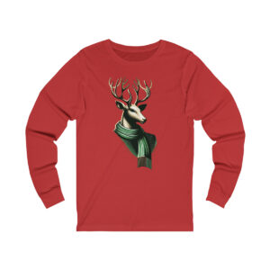 Stylized-Deer-Graphic-Long-Sleeve-Tee