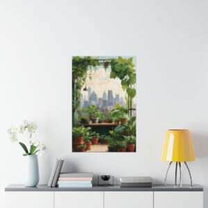 Urban-Jungle-Balcony-Matte-Art-Poster