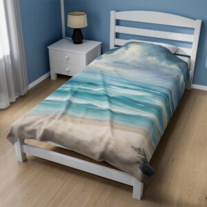 Serene-Beach-Scene-Velveteen-Blanket-Soft-Comforting