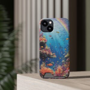 Underwater-Coral-Reef-Phone-Case-Cardholder