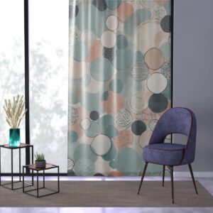 Elegant curtain with harmonious geometric design