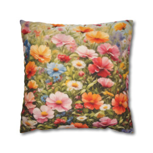 Spun Polyester Square Pillow Case