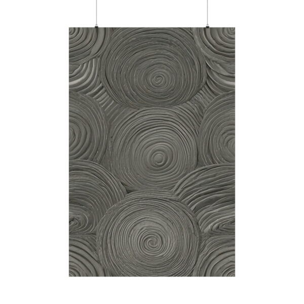 abstract circular pattern in neutral gray tones