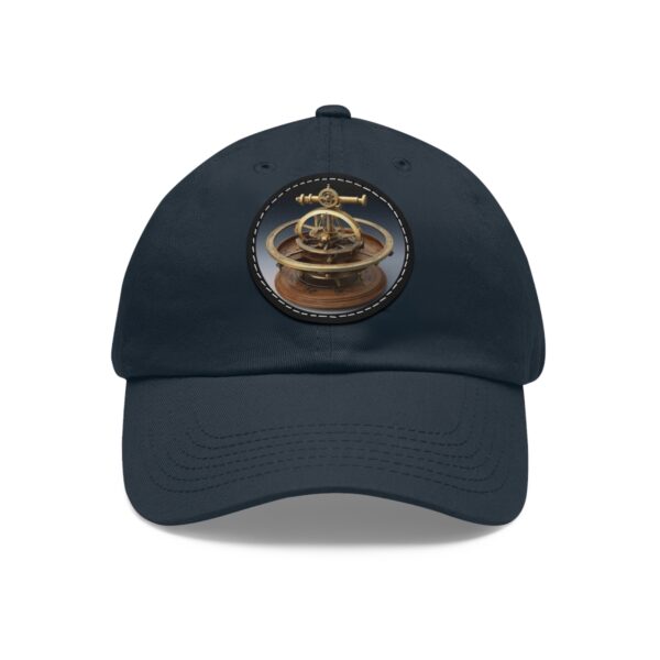 Dad Hat featuring a detailed vintage armillary sphere design on front