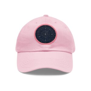 Dad Hat featuring a dark star map design with constellations on front