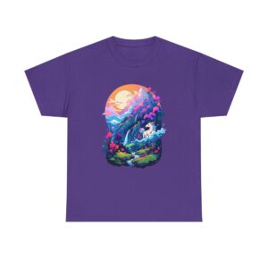 Unisex Tee with a fantasy landscape design