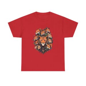 Unisex heavy cotton tee with a detailed African safari animals design