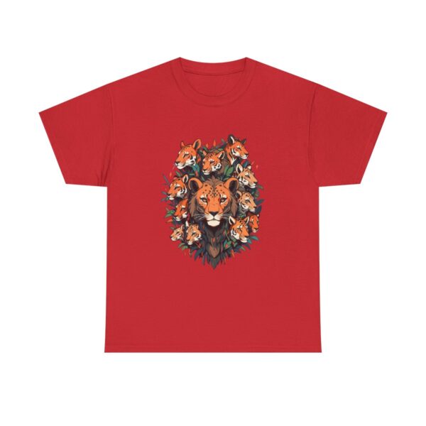 Unisex heavy cotton tee with a detailed African safari animals design