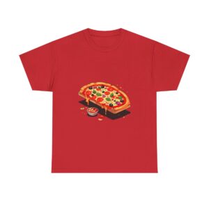 Unisex Tee with a delicious pizza design