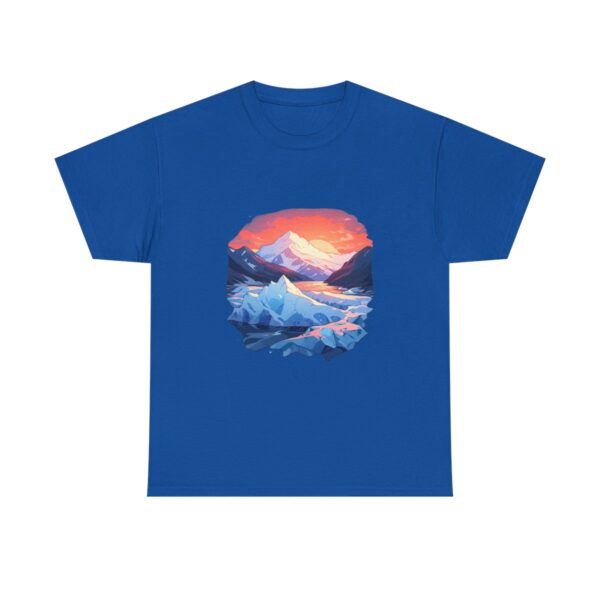 Unisex Tee with an Alaskan glacier design