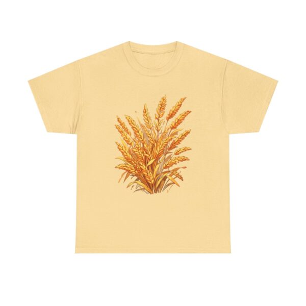 Unisex Tee with a golden wheat design