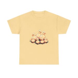 Group of cute ducklings design on a T-shirt