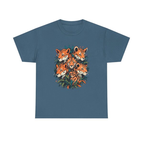 Unisex Tee with an African safari animals design featuring leopards