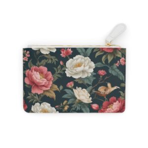 Elegant floral arabesques with eastern influences on a Mini Clutch Bag.