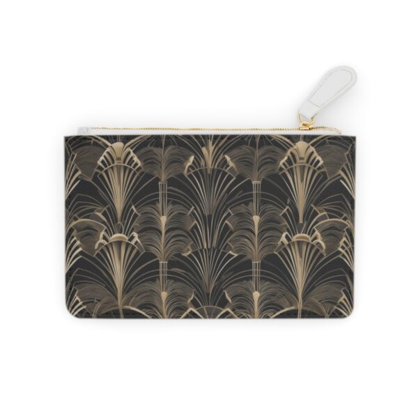 Chic Mini Clutch Bag with Elegant Fan Art Deco Design