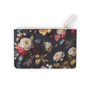 Mini Clutch Bag with vintage floral print