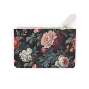 Chic Mini Clutch Bag with intricate floral pattern