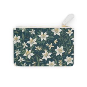 Jasmine and honeysuckle intertwined in a sweetly scented pattern on a Mini Clutch Bag.