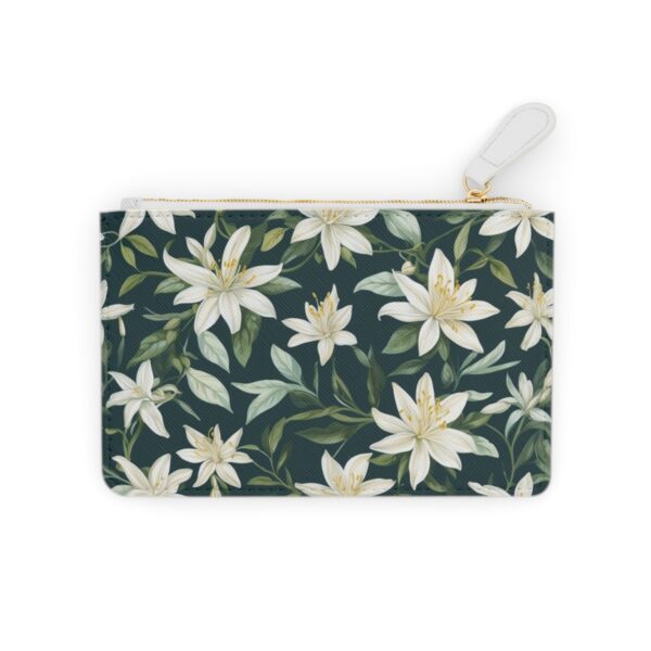 Elegant jasmine and honeysuckle in a sweetly scented pattern on a Mini Clutch Bag.