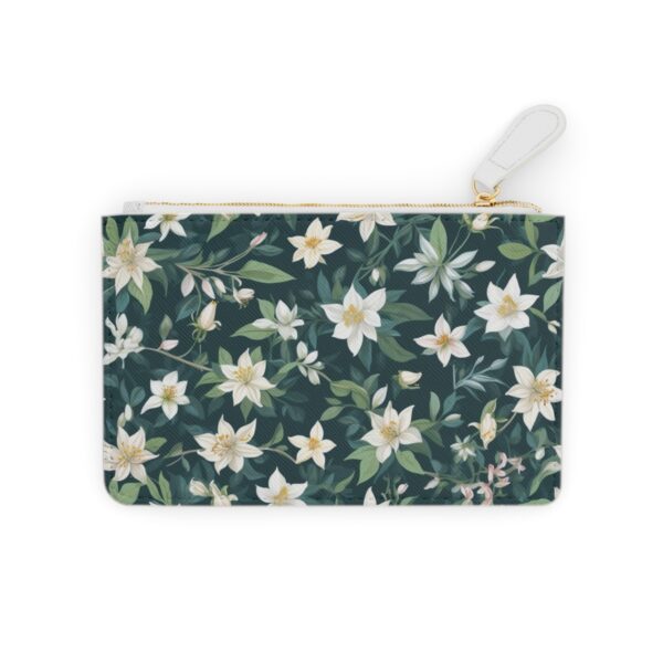 Sweetly scented jasmine and honeysuckle pattern on a Mini Clutch Bag.