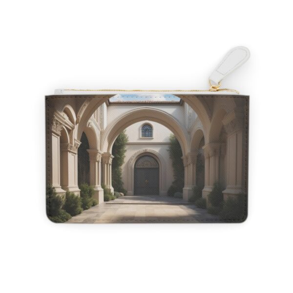 Luxurious Mini Clutch Bag with Opulent Gateways and Arches Inspired by 1920s Architecture