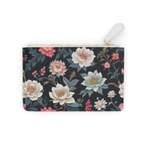 Sophisticated floral arabesques with a hint of eastern elegance on a Mini Clutch Bag.