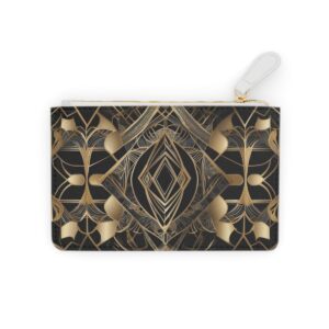 Elegant Mini Clutch Bag with Roaring Twenties Art Deco Design