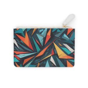 Harmonious abstract shards on a Mini Clutch Bag