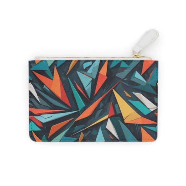 Harmonious abstract shards on a Mini Clutch Bag