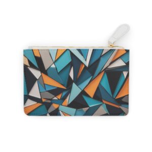 Harmonious abstract shards on a Mini Clutch Bag