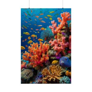 colorful fish swimming around vibrant coral reef underwater