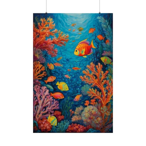 colorful tropical fish swimming through vibrant coral reef underwater