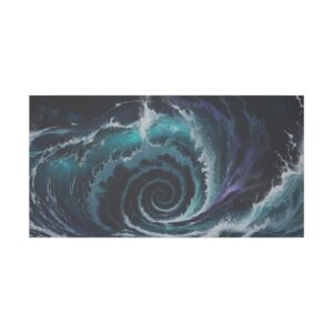 swirling fusion abstract ocean wave