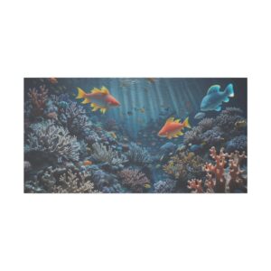 colorful coral reef with vibrant fish under the ocean