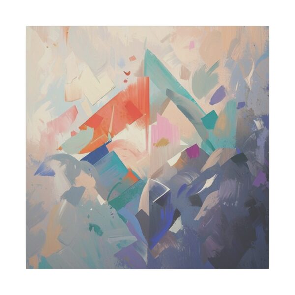 Abstract geometric shapes with gradients of colors blending seamlessly in a modern composition.