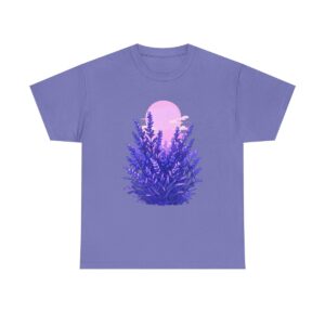 Unisex Tee with a fragrant lavender design