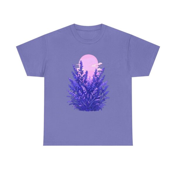 Unisex Tee with a fragrant lavender design