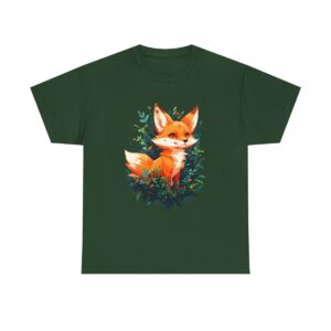 Unisex Tee with a cute fox design