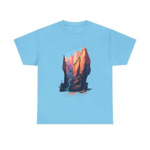 Unisex Tee with a majestic canyon design