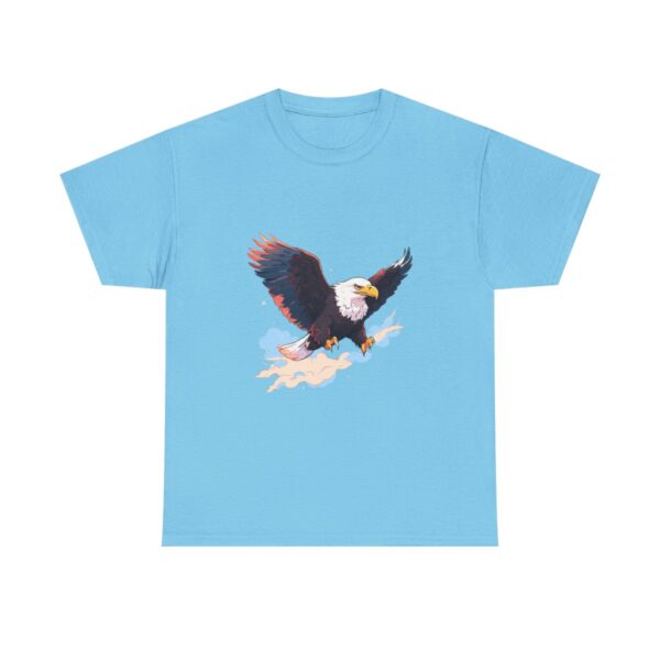 Flying eagle design on a T-shirt