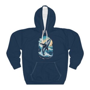 Whale Hoodie with ocean-inspired whale design