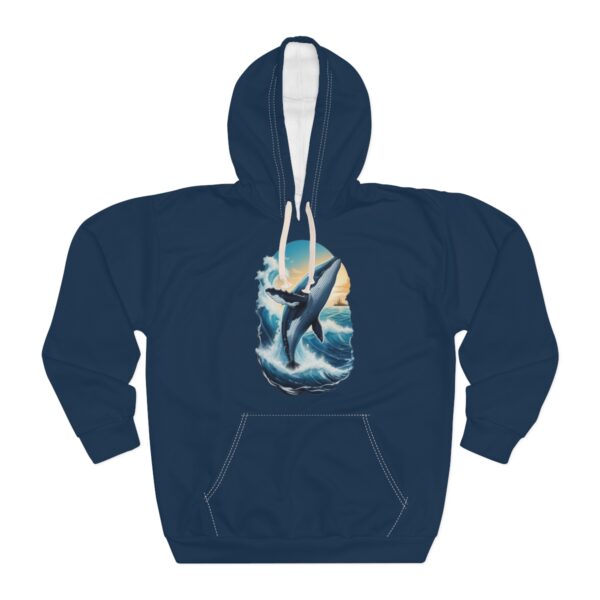 Whale Hoodie with ocean-inspired whale design