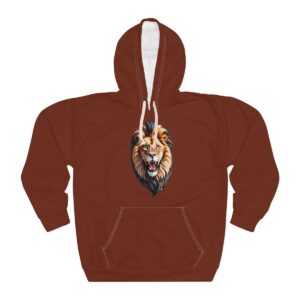 Hoodie Brown with lion design